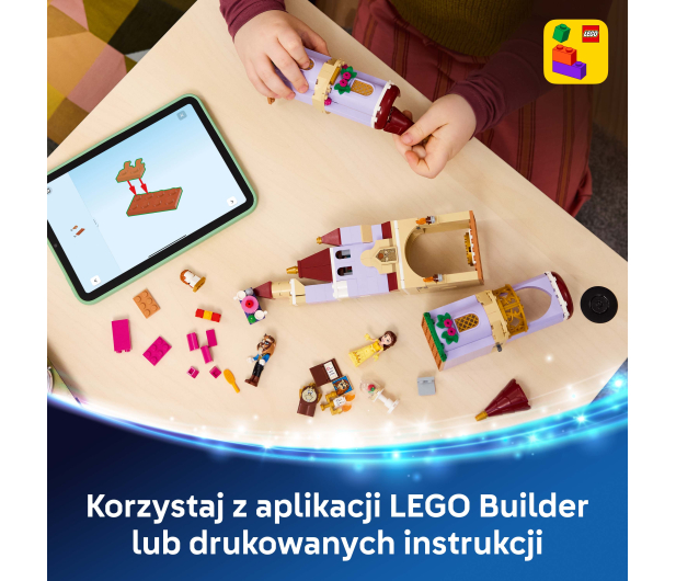 LEGO DISNEY 43289 Zaczarowany zamek Pięknej i Bestii - 1529798 - zdjęcie 8